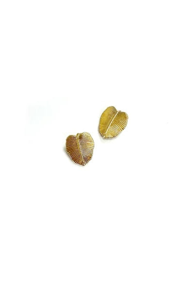 Golden Earrings Palm - mini Palm Earrings Gold - Golden Palm outlet - Small Golden Earrings Palm - Holiday Sea Beach Palms