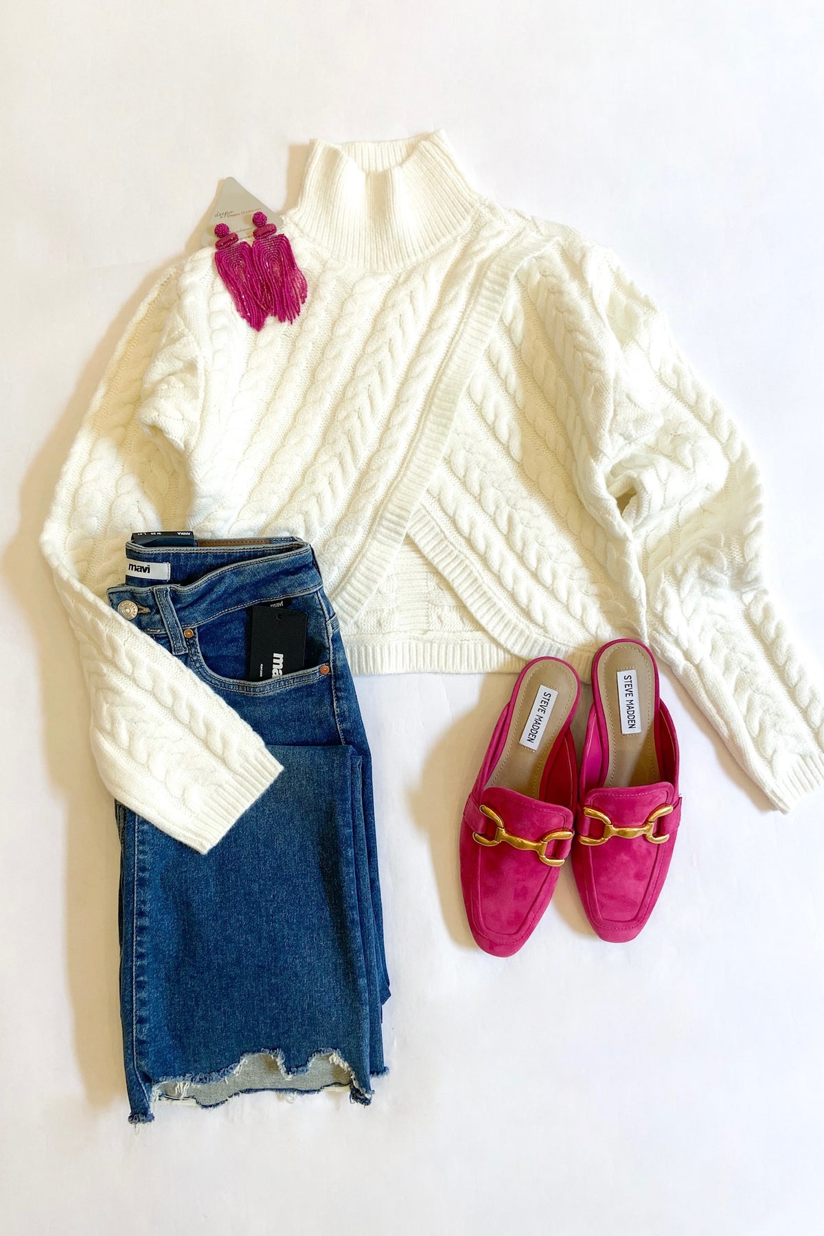 Ivory Cropped Sweater