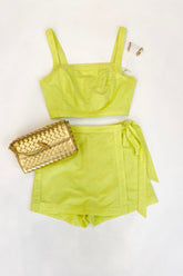 Robin Crop Top Lime