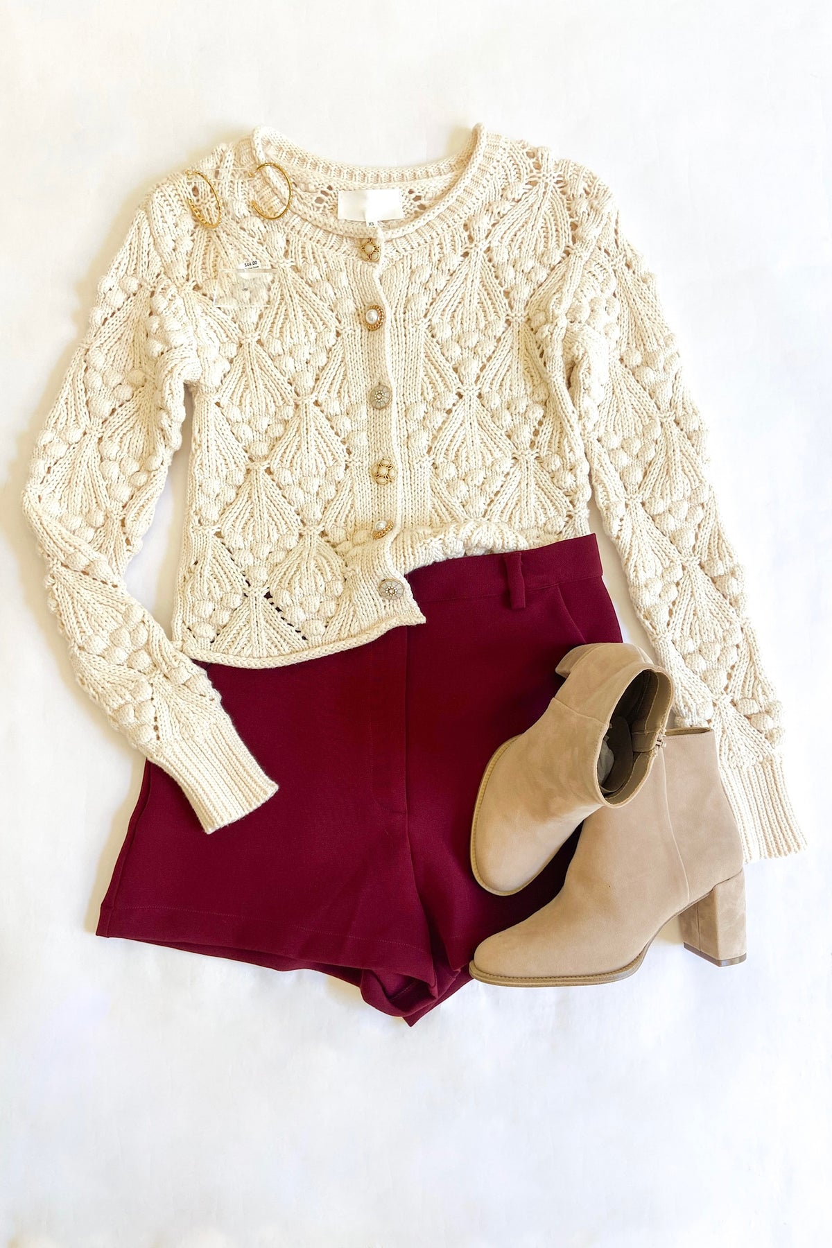 Logan Shorts Burgundy