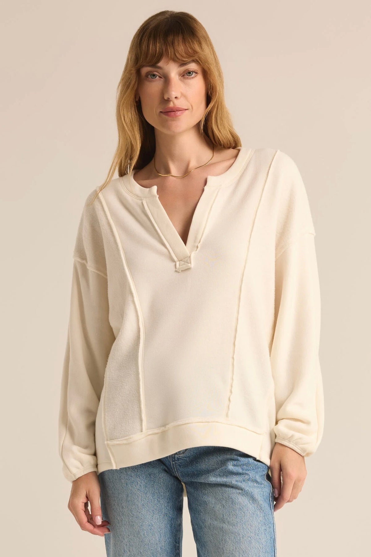 Out Of Towner Sweatshirt Sea Salt