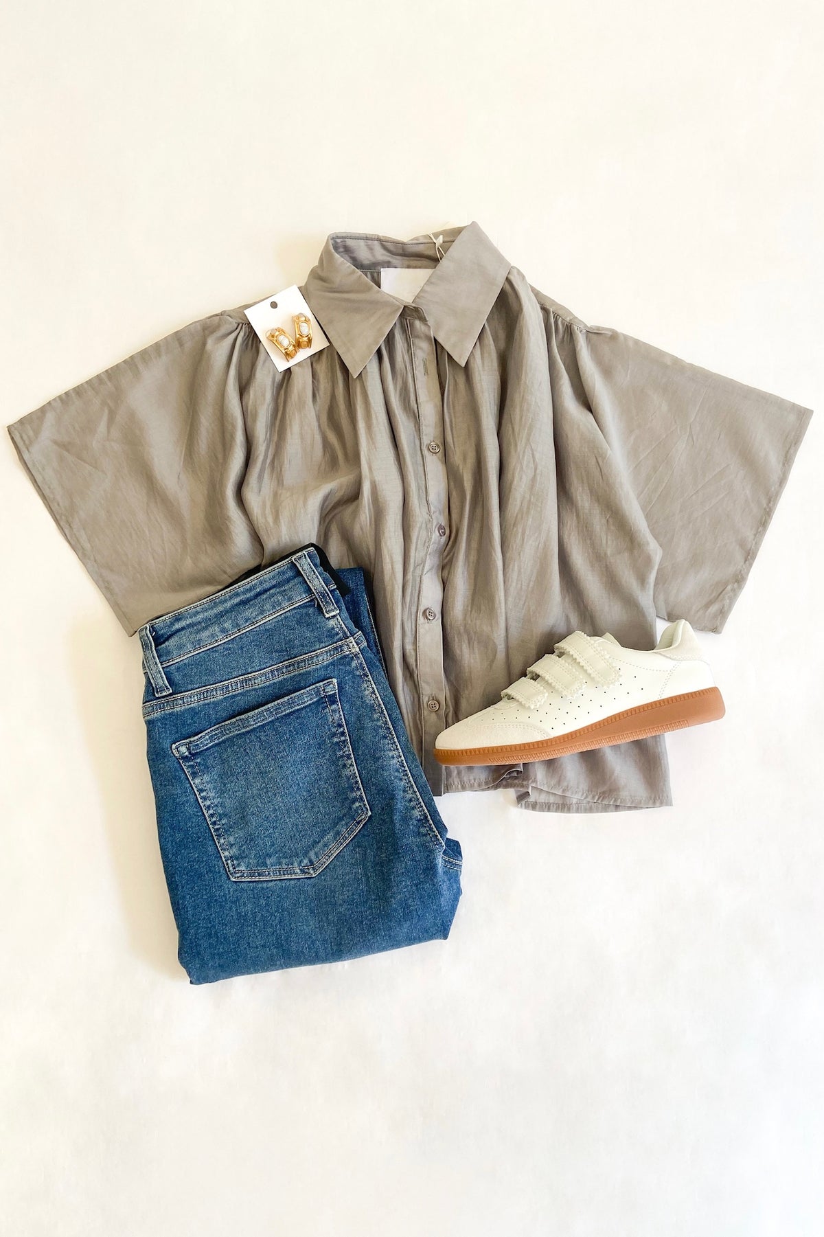 The Hayden Shirt Ash Grey