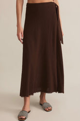 Salerno Wrap Midi Skirt