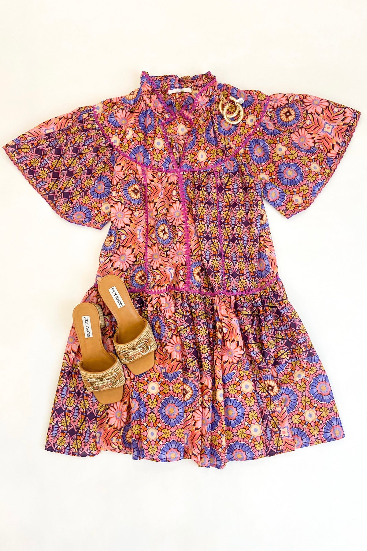 Kaleidoscope Embroidered Dress