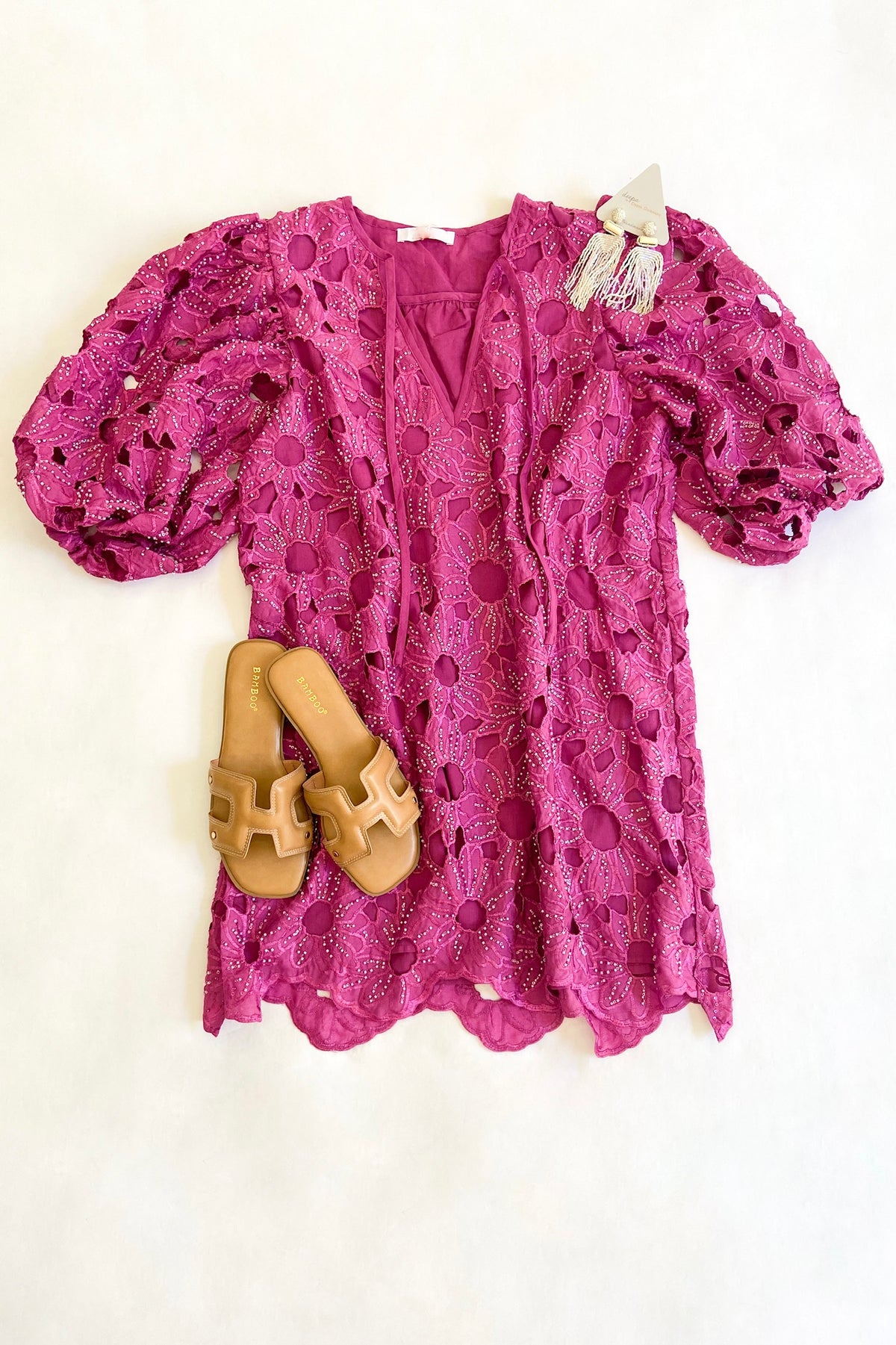 Deb Lace Dress Pink Harvest