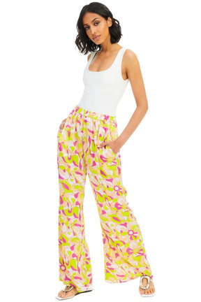 Ira Pants Tropical Flowers