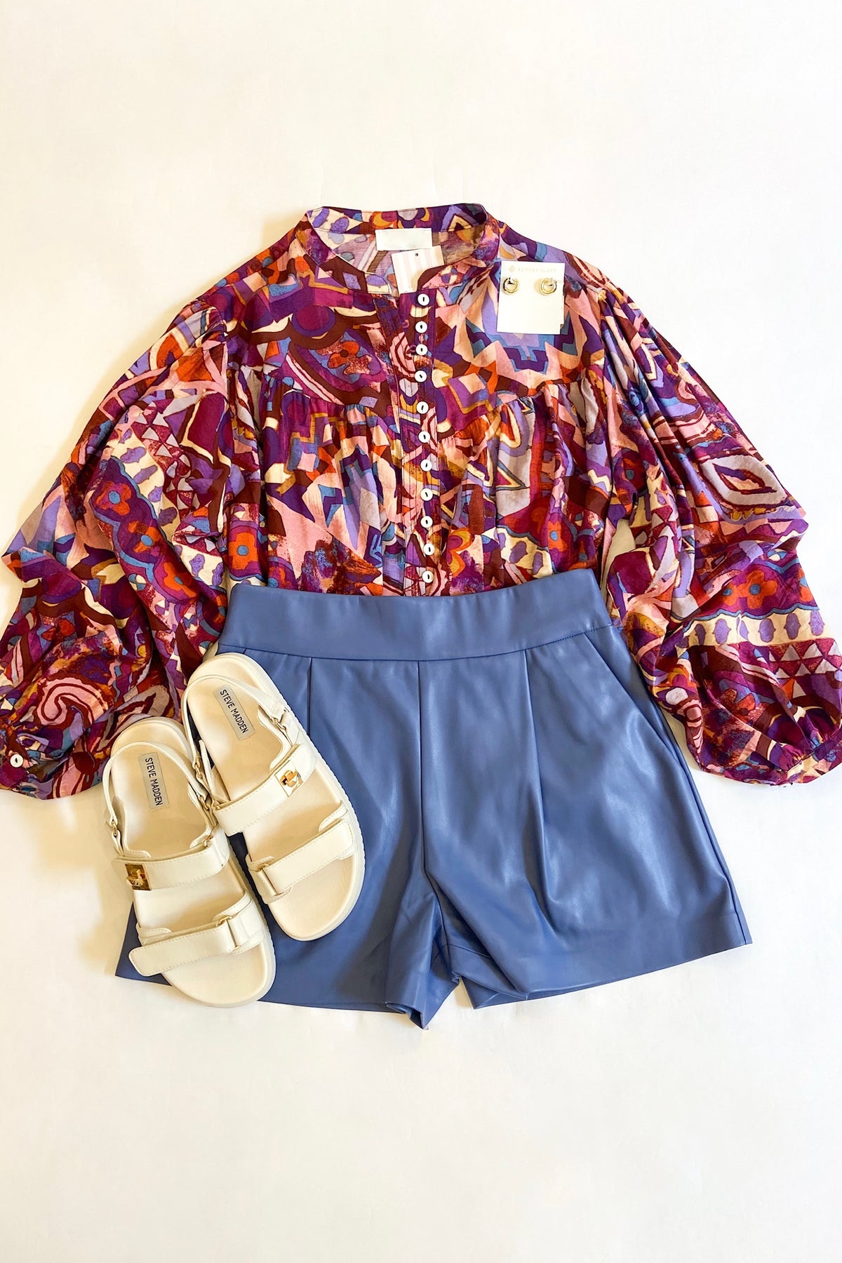 Purple Multi Blouse