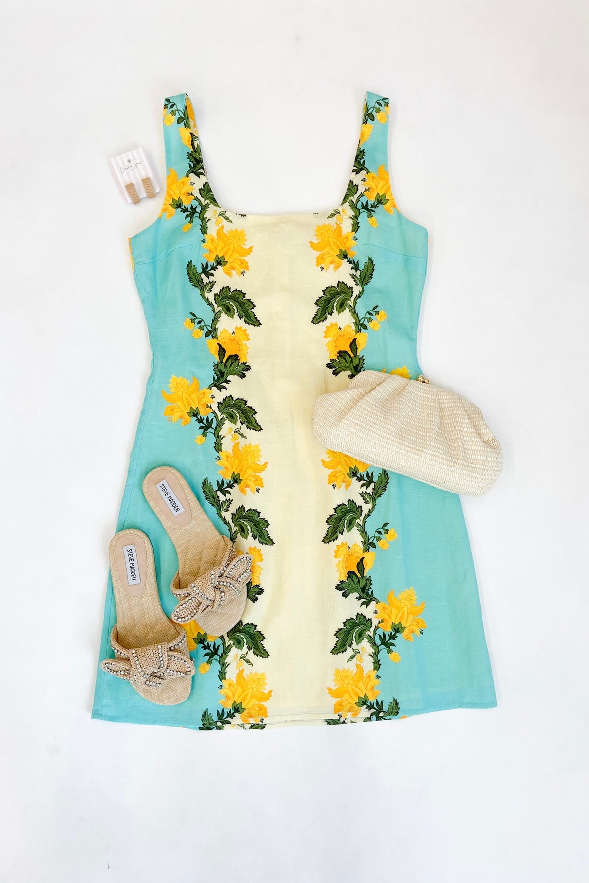 Zander Dress Aqua Mix