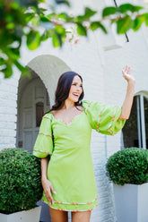 Lucia Dress Lime