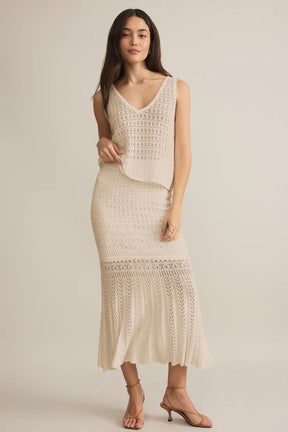 Nilo Crochet Tank Sea Salt