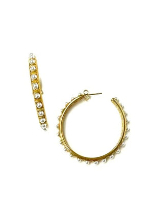 Studded Hoops