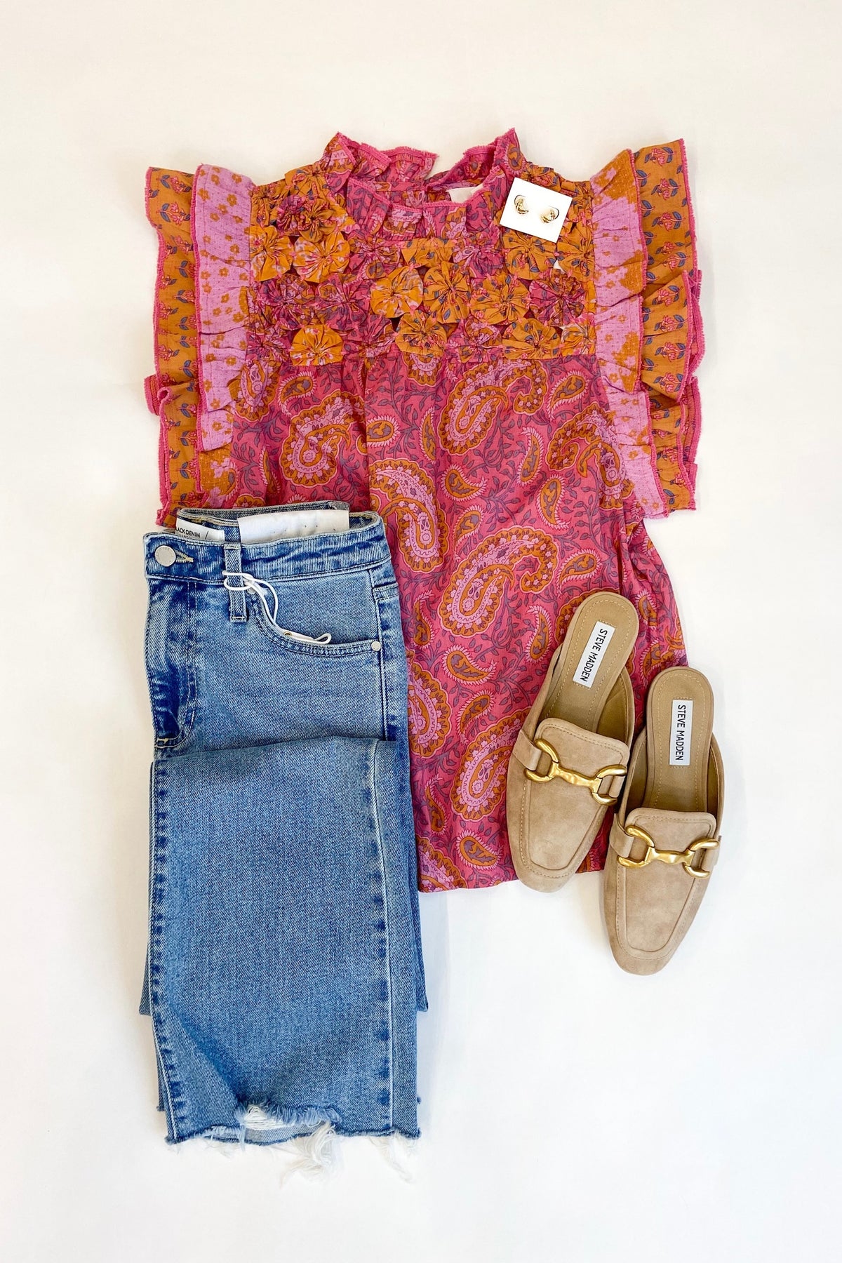 Pink Paisley Blouse