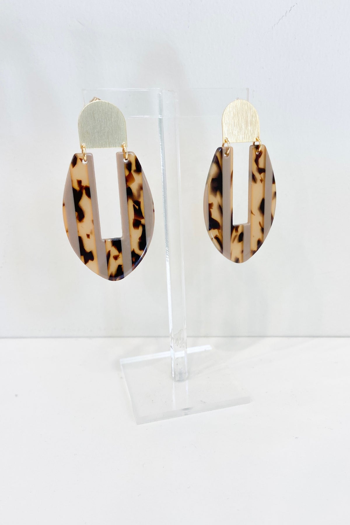 Tortoise Earrings