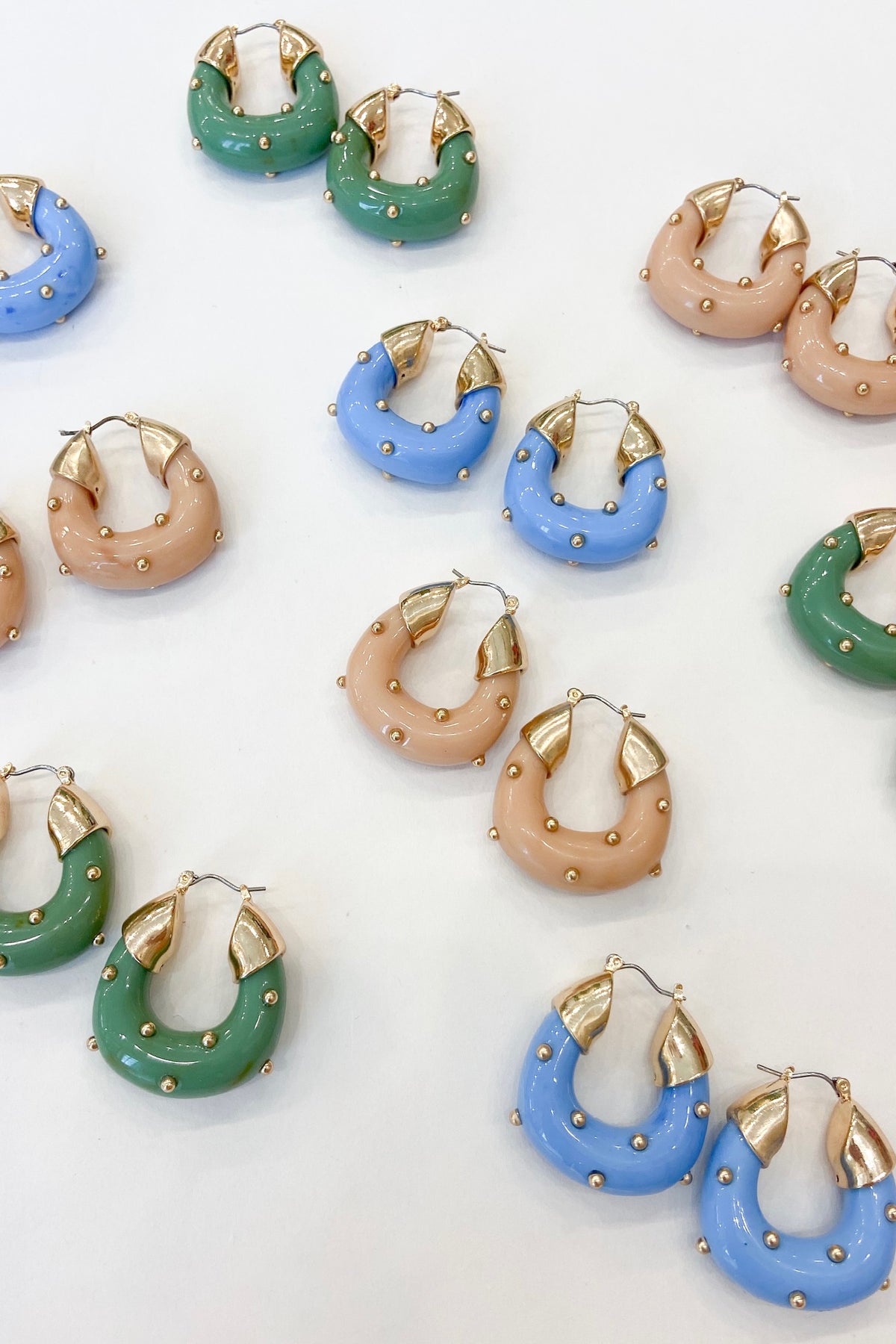 Studded Lucy Hoops