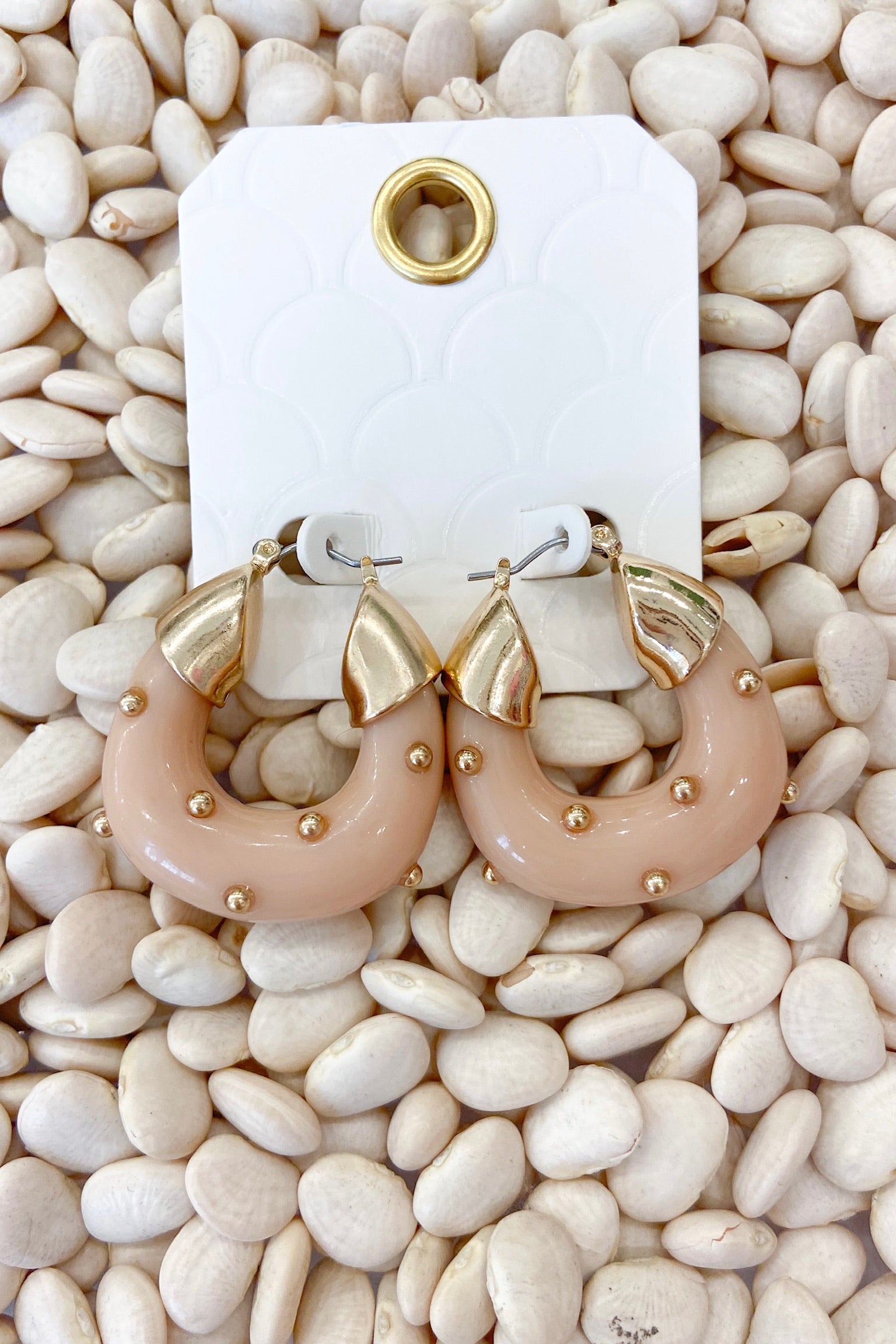 Studded Lucy Hoops