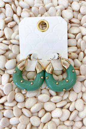 Studded Lucy Hoops