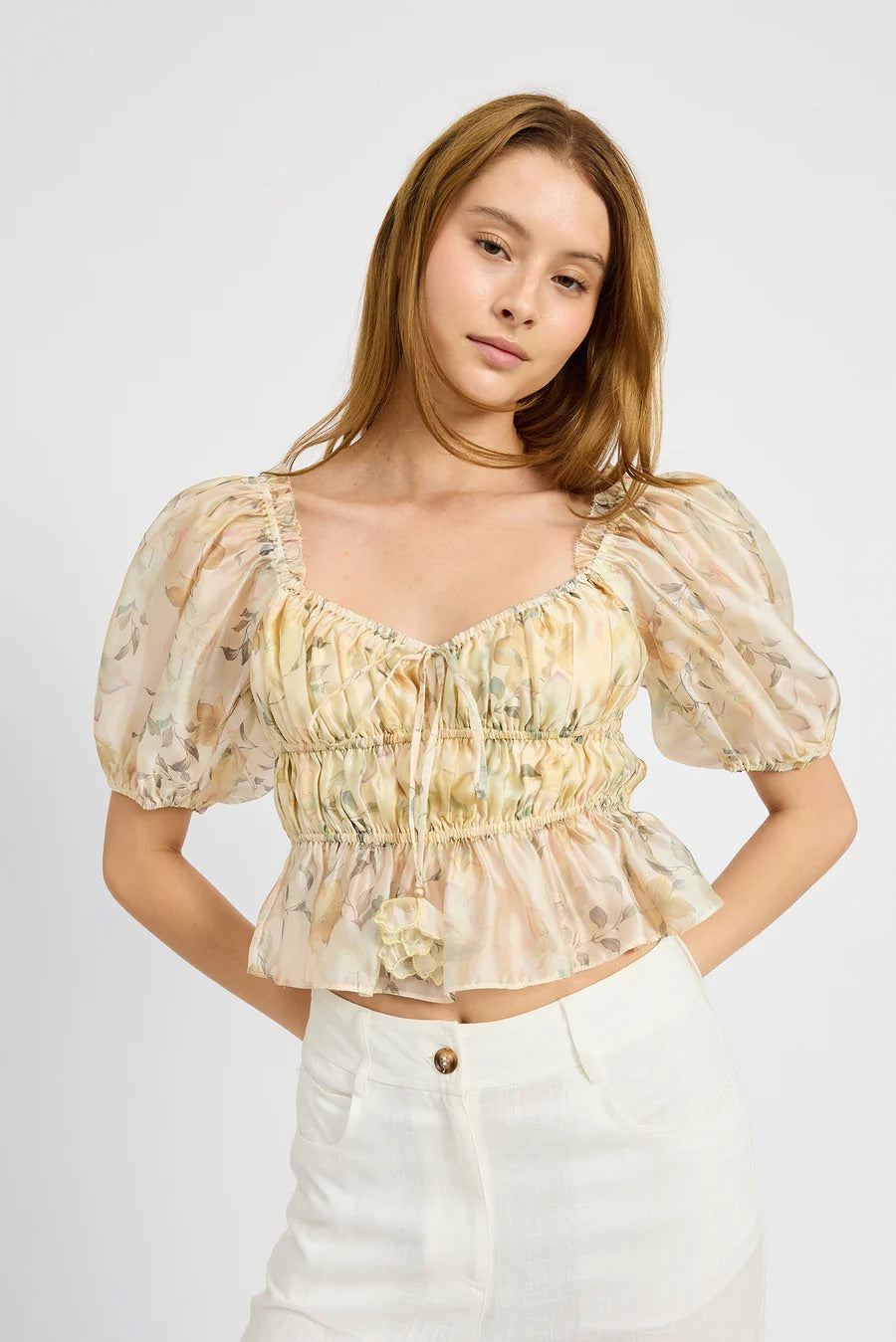 Elliot Organza Top