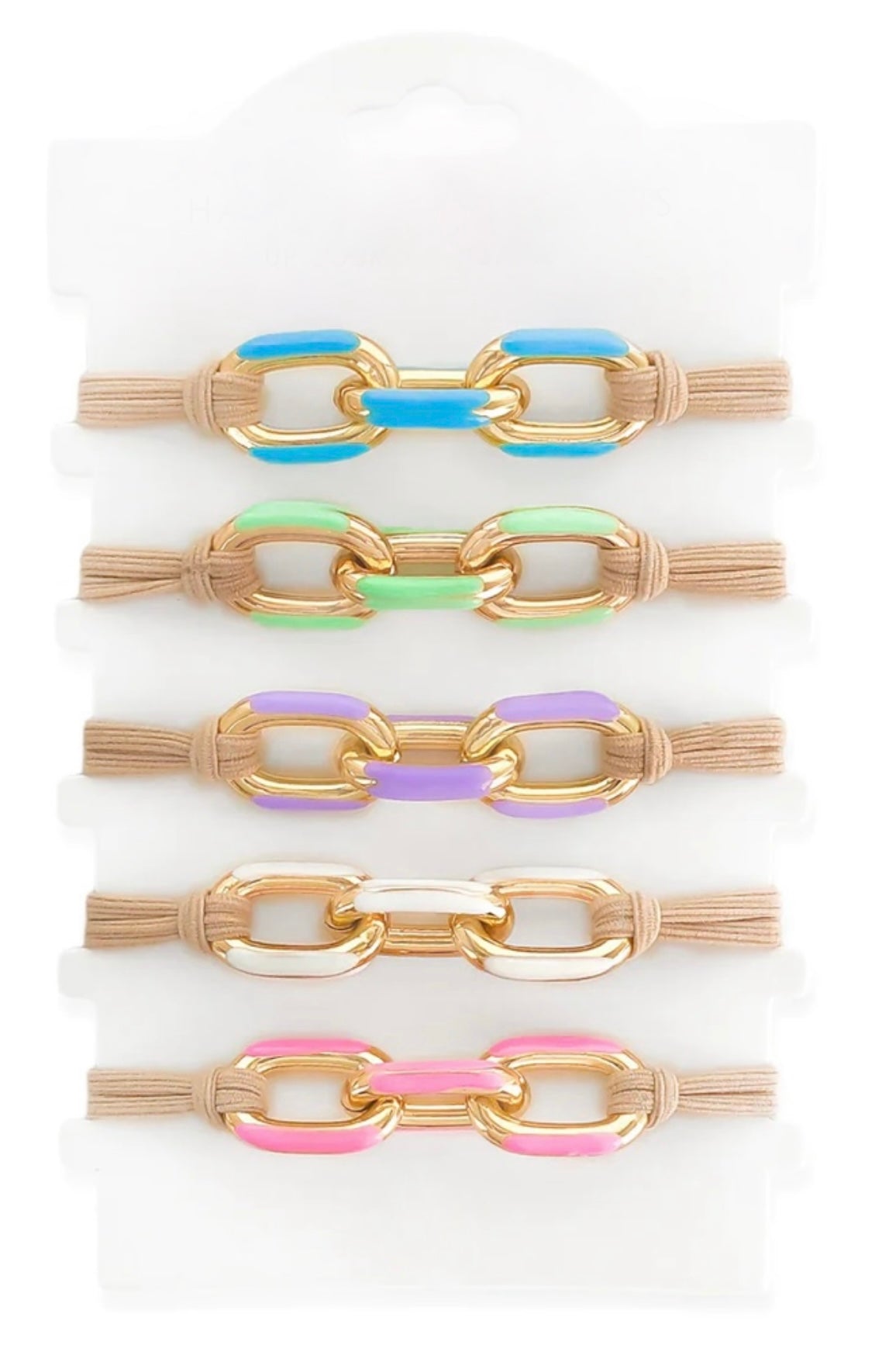 Pastel Hair Tie Bracelets