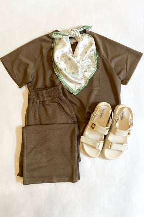 Sporty Pant Set Mocha