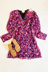 Kensley Dress Fuchsia