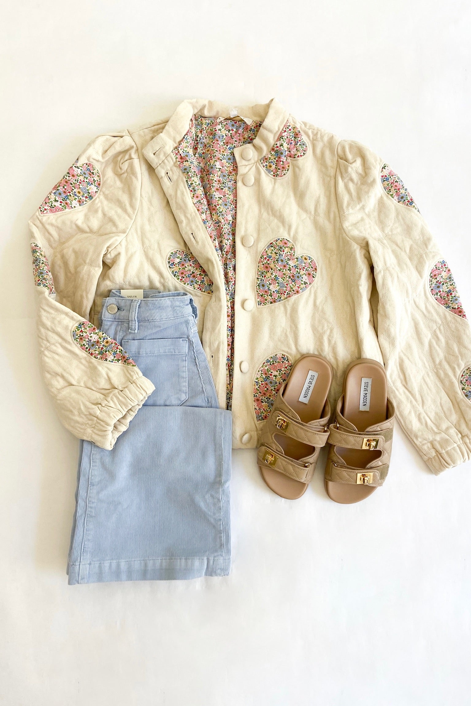 Vintage Floral Heart Jacket