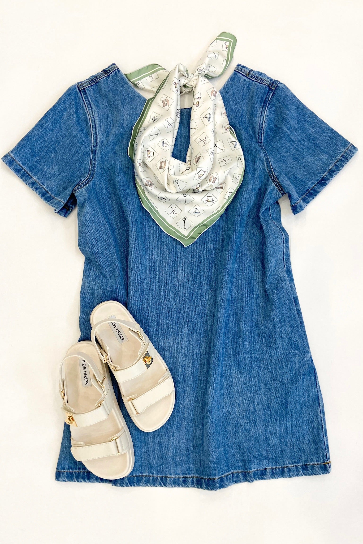 Denim Shift Dress