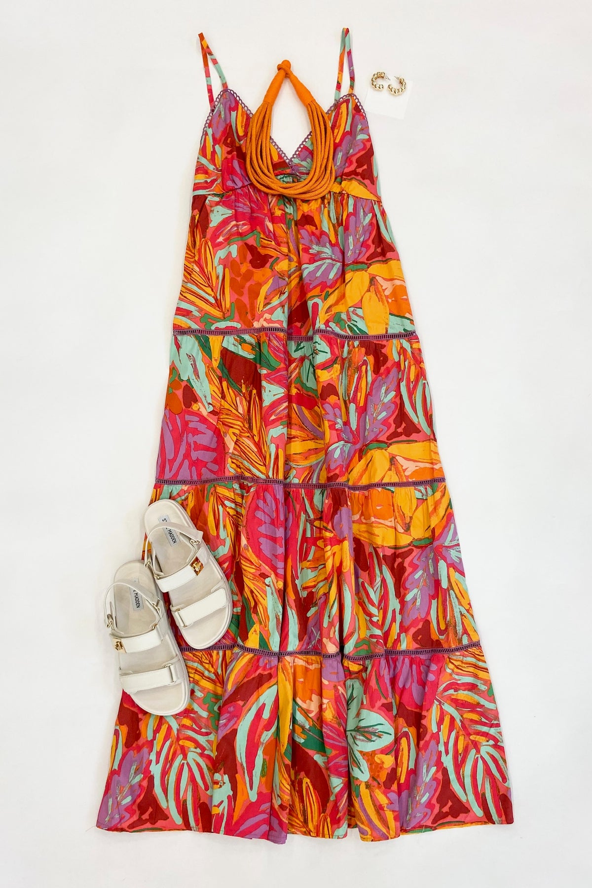 Tropical Multi Maxi Dress