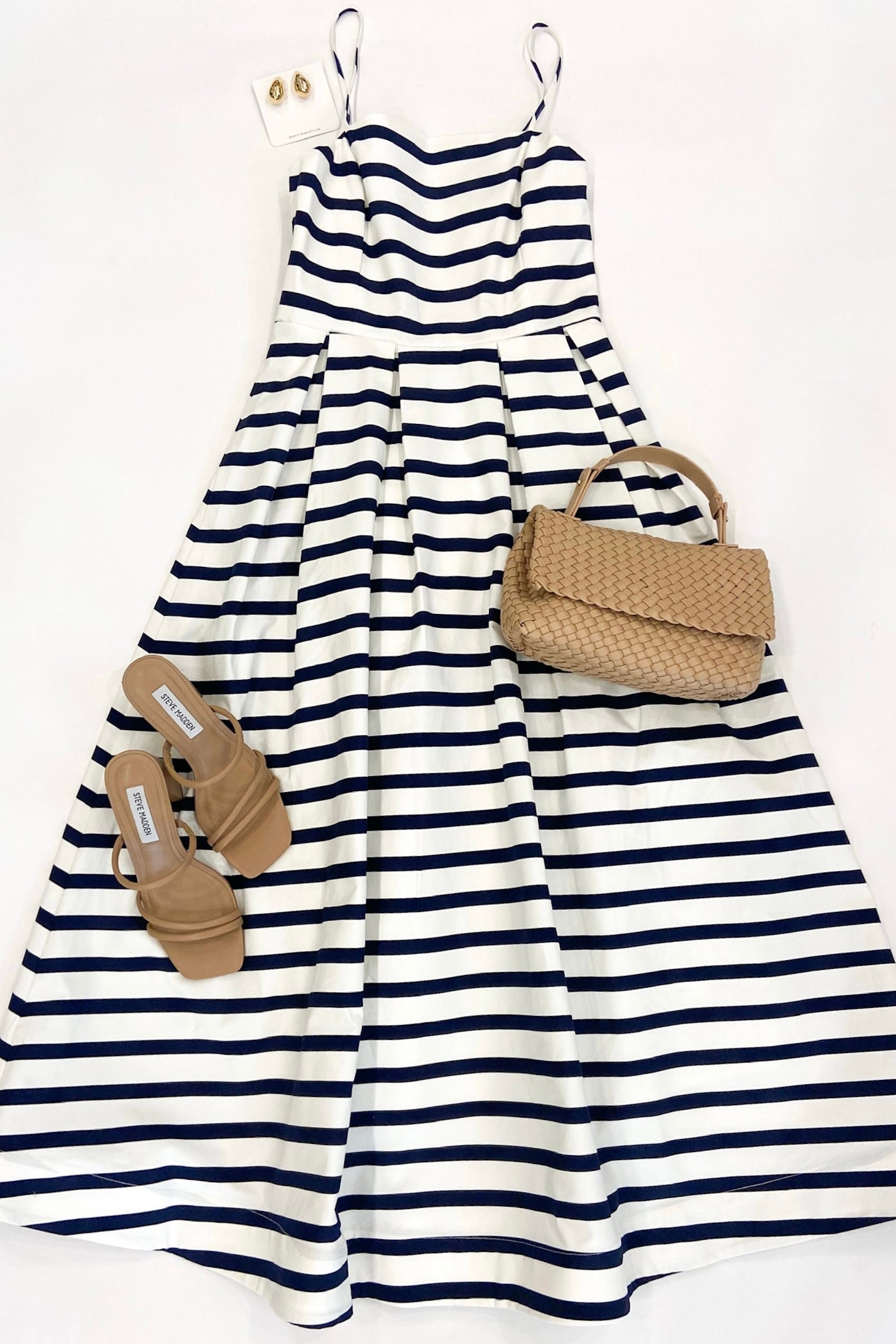 Striped Midi Dress