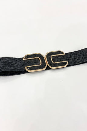 Raffia Woven Belt