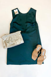 Serenity Dress Hunter Green