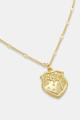 Golden Shield Necklace